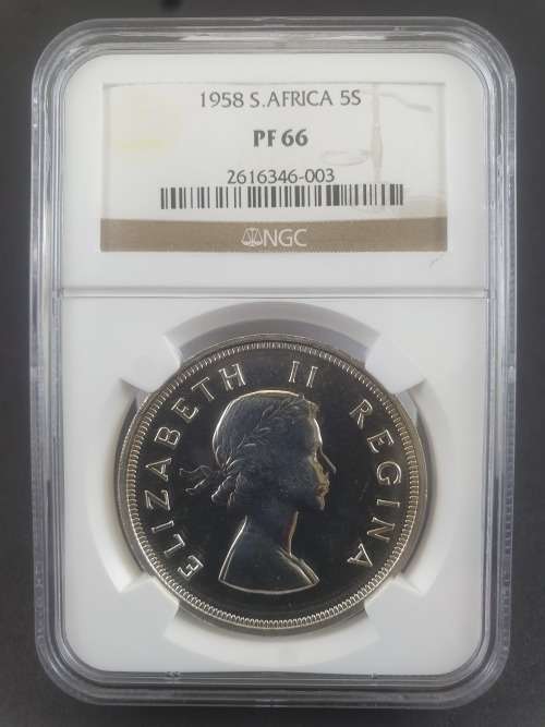 1958 5S CROWN PF66 ONLY 985 PROOF MINTED ********** NO RESERVE********** R1 START BID