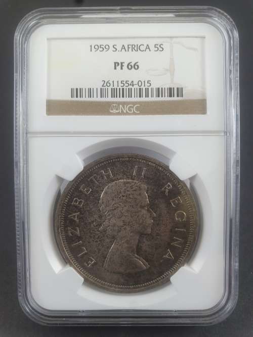 1959 5S CROWN PF66 ONLY 950 PROOF MINTED ********** NO RESERVE********** R1 START BID