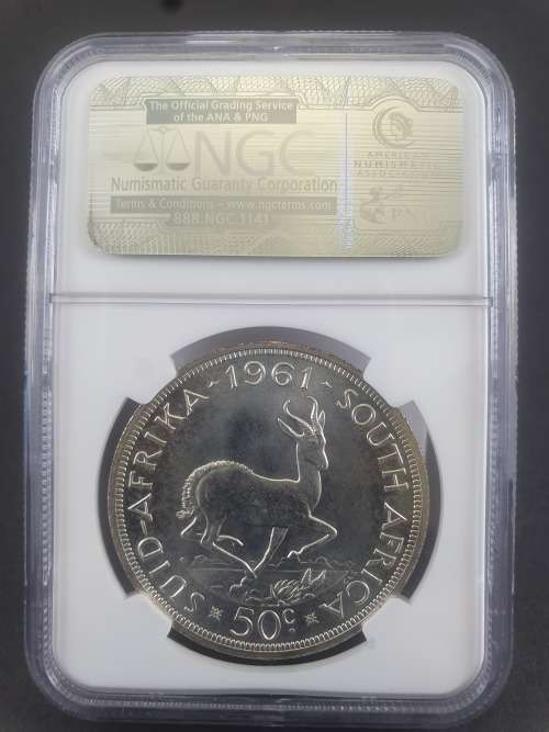 1961 CROWN 50c  PF67 ********** NO RESERVE********** R1 START BID