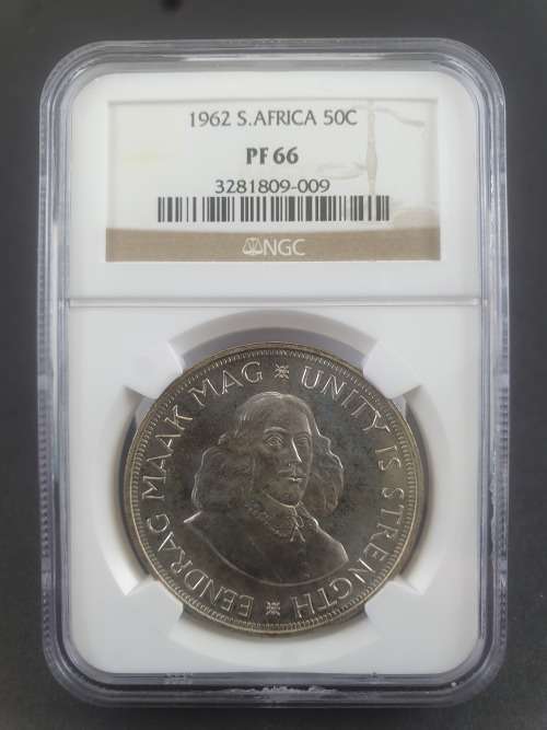 1962 CROWN 50c  PF66 ********** NO RESERVE********** R1 START BID