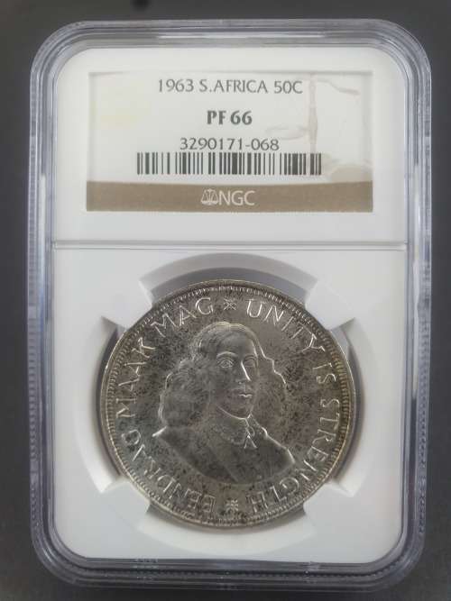 1963 CROWN 50c  PF66 ********** NO RESERVE********** R1 START BID