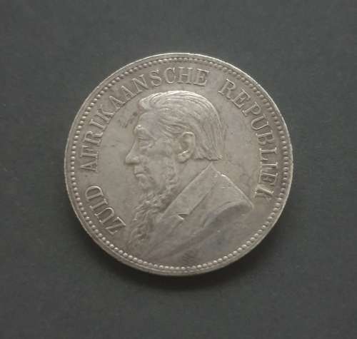 1892 ZAR KRUGER 5 SHILLING SINGLE SHAFT CROWN ********* NO RESERVE ********** R1 START BID