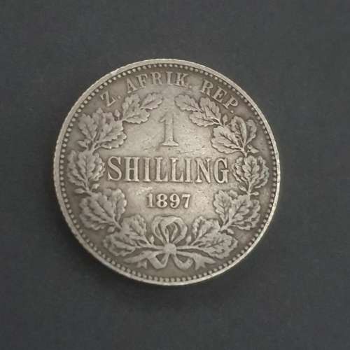 1897 ZAR 1 SHILLING  ********* NO RESERVE ********** R1 START BID