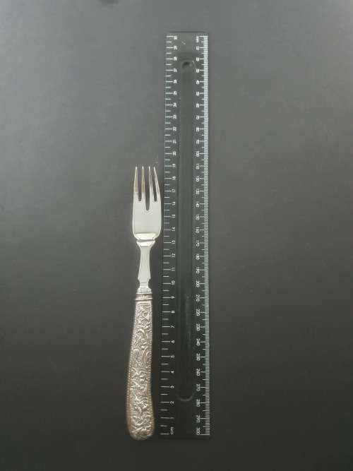 SOLID SILVER 900gm HALLMARKED (1894) Knives and Fork Set.****NO RESERVE**** R1 START BID