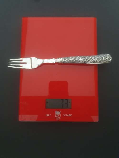SOLID SILVER 900gm HALLMARKED (1894) Knives and Fork Set.****NO RESERVE**** R1 START BID