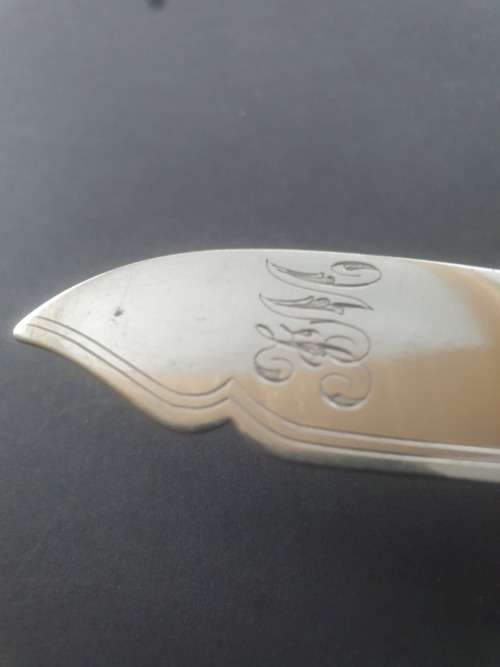 SOLID SILVER 900gm HALLMARKED (1894) Knives and Fork Set.****NO RESERVE**** R1 START BID