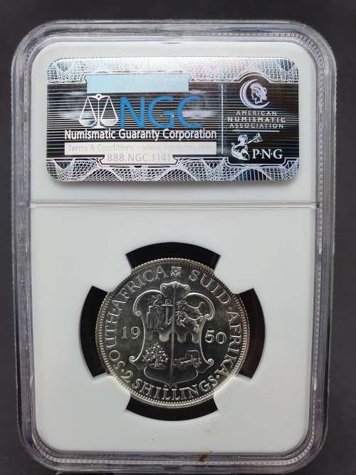 1950  S. Africa 2 Shillings Proof PF 66     ********* NO RESERVE ********** R1 START BID