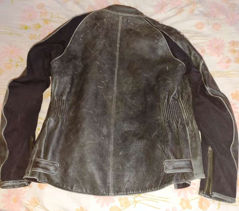Triumph Ladies Vintage Look Leather Jacket
