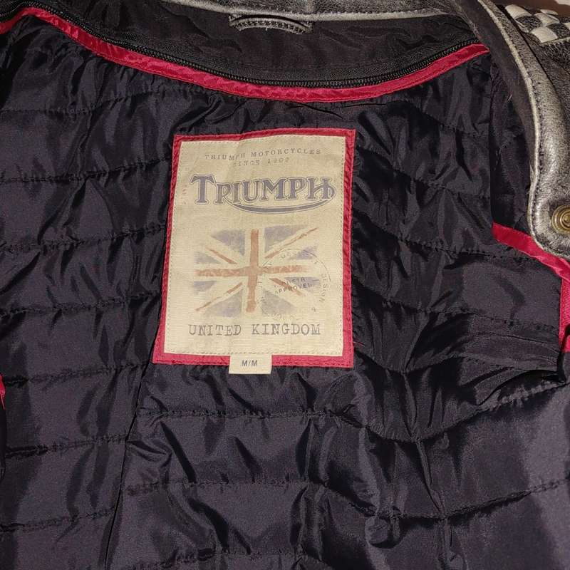 Triumph Ladies Vintage Look Leather Jacket