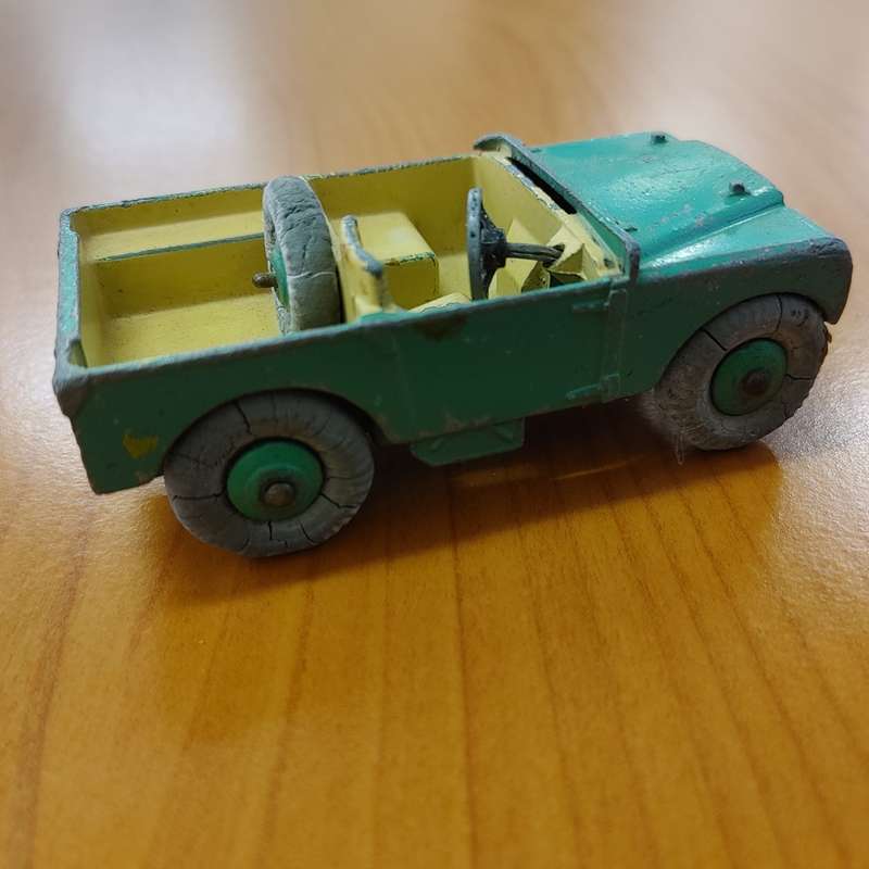 VINTAGE DINKY TOYS SERIES 1 LAND ROVER DIECAST MODEL CAR GREEN 1950