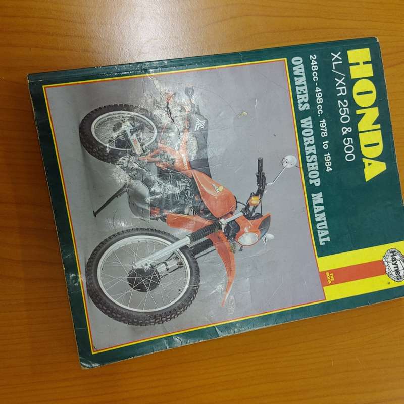 Honda XL / XR `78`84 Owners` Workshop Manual Used Book Haynes