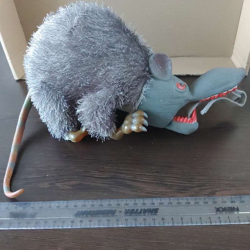 2 x Large Animatronic Attack Rats Halloween