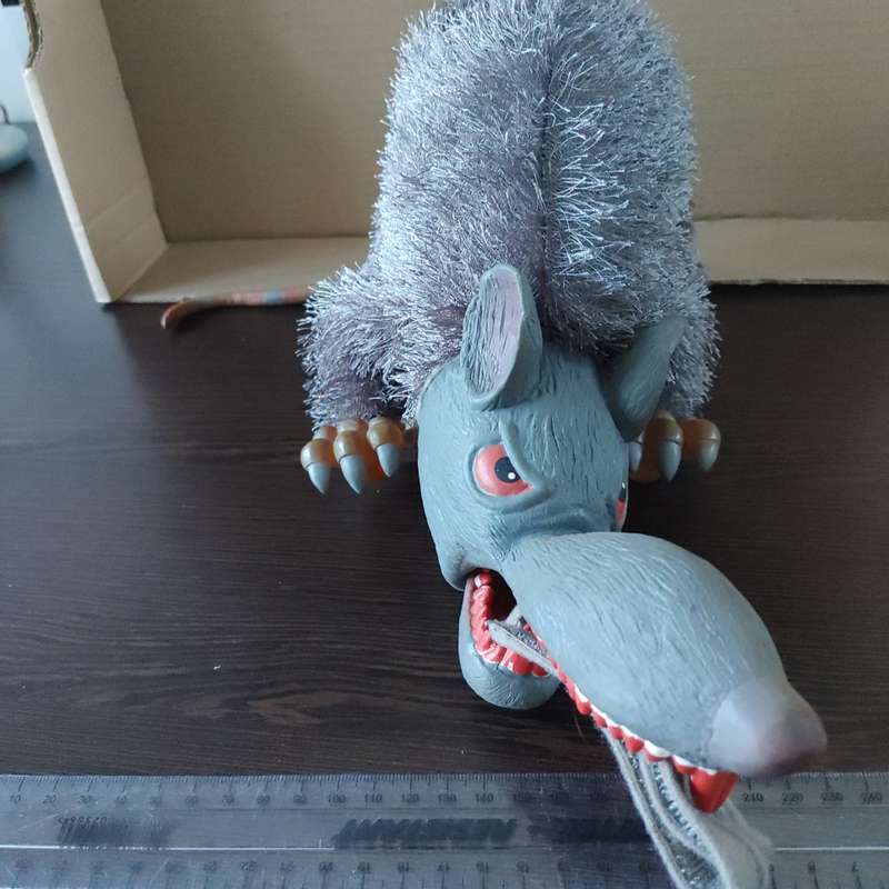 2 x Large Animatronic Attack Rats Halloween