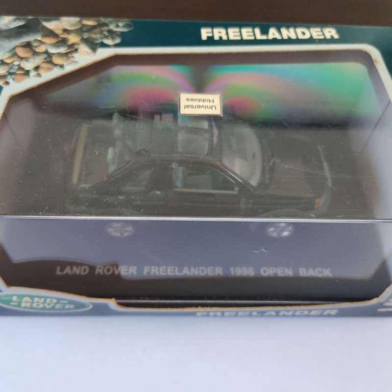 Universal Hobbies Land Rover Freelander 1998 Open Back Black 1:43 w/ Box