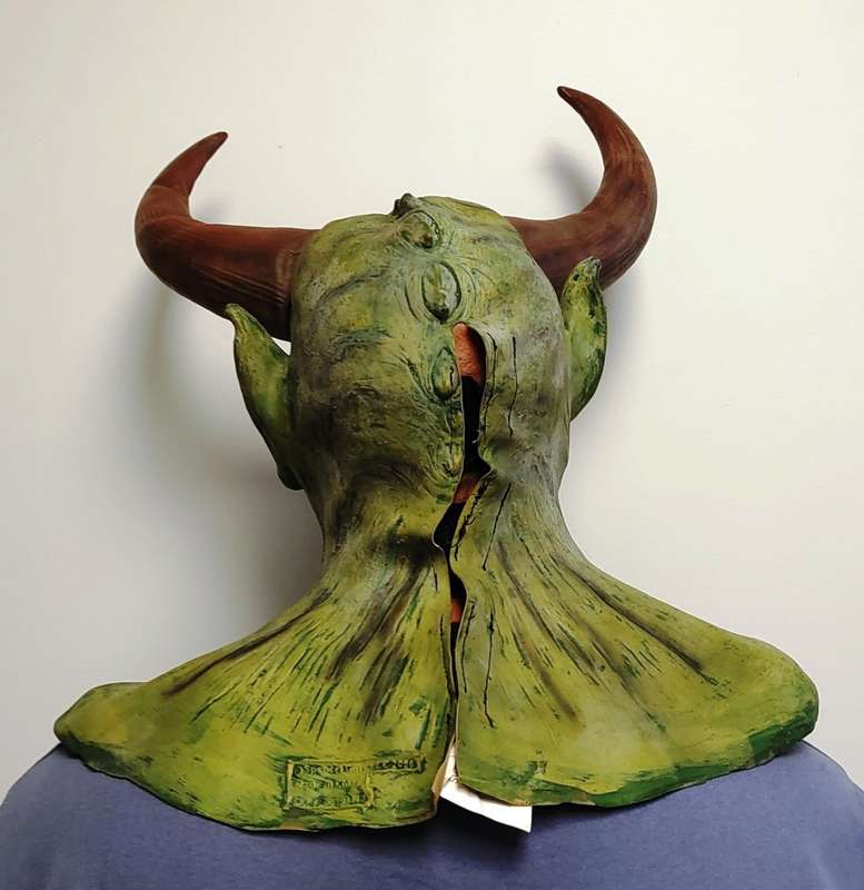 Horned Demon Beast Latex Mask