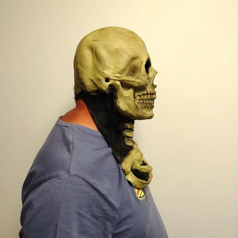 Skeleton Skull Latex Mask