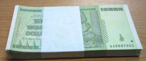 WOW.. BULK 10 trillion notes = 100 units still in paper band.. UNC condition