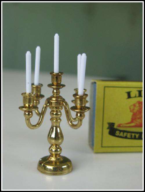 Doll house miniature CANDELABRA 1/12 scale