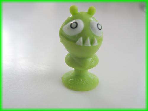 Stikeez Green toothy monster