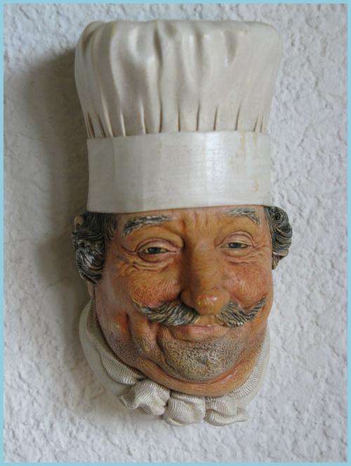 Bossons 'Chef' 1969 - collectable wall hanging. Good condition.