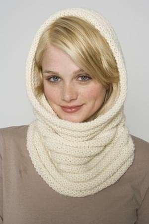 3 Knitting patterns cowl and hoods. E-mail or hardcopy.