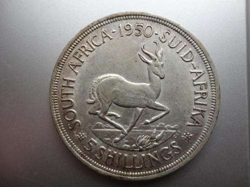 1950 SILVER CROWN 5 SHILLING