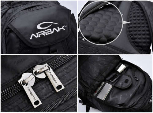 AIRBAK - Unique air cushioned design - makes you feel like you're carrying half the weight.!