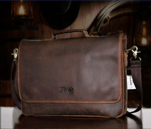 Genuine Full Grain Cow-Hide Leather  Bag