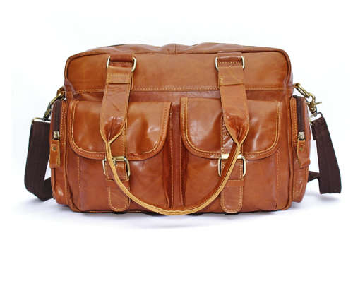 Genuine Leather Business Briefcase / Laptop bag