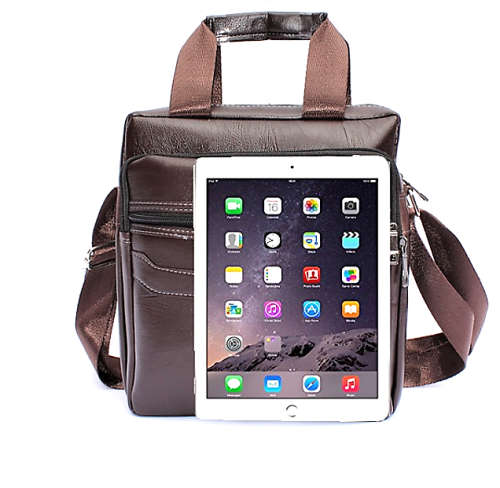 Black Pu Messenger / Shoulder Bag