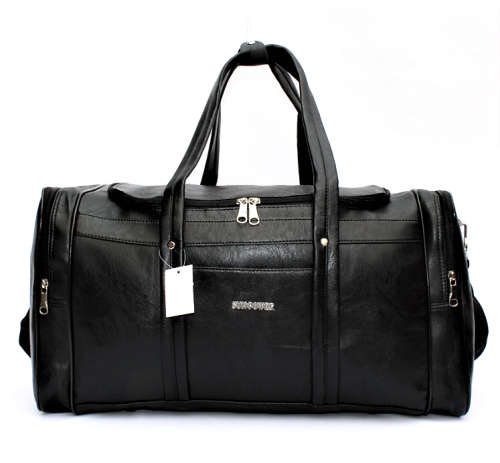 Vintage PU Leather Weekender / Duffel Bag