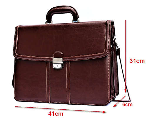PU Leather  Executive Business Laptop  Briefcase