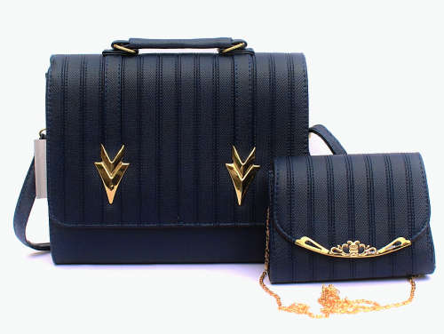 Trendy 2 in 1 Handbag Set - Choice of 3 Colors