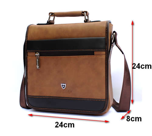 PU Leather Crossbody Messenger Bag