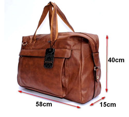 Pu Leather Duffle / Overnight Bag