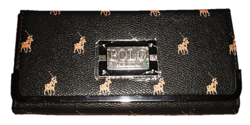 Black and Tan Polo wallet