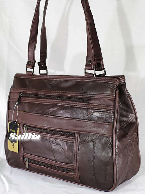 BRAND NEW!!! Genuine Leather Handbag in Beautiful Burgandy Brown