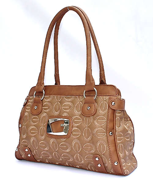 GORGEOUS AND ELEGANT HANDBAG IN GORGEOUS GOLD BROWN