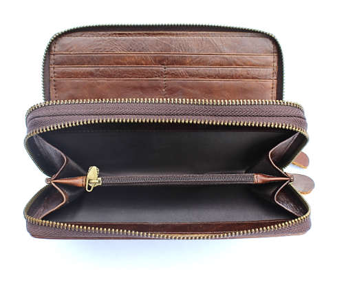 Ladies Genuine Leather Wallet - Only in Burgandy