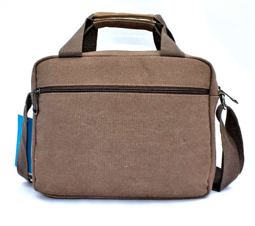 Canvas Unisex Crossbody / Shoulder Messenger Bag - Available in Khaki, Green or Brown