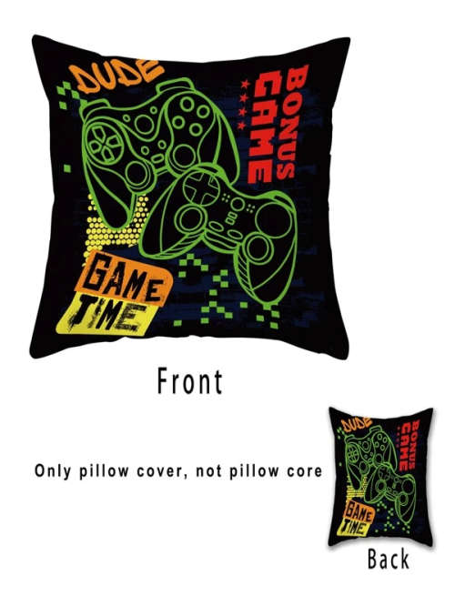 2 PCS / Set Gamepad Print Cushion Cover Without Filler  45*45 CM