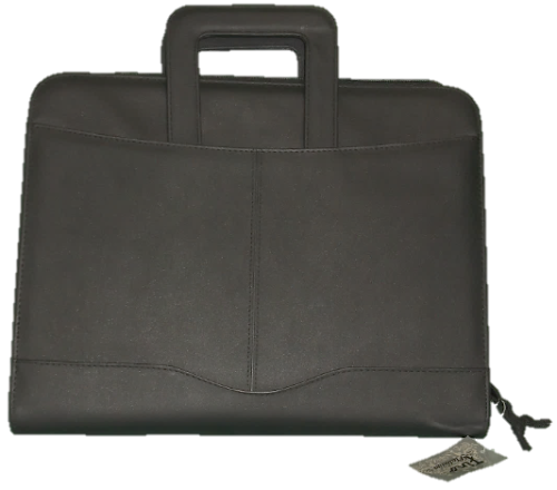 Drop Hand Zip Around Folder - Notebook Folio File