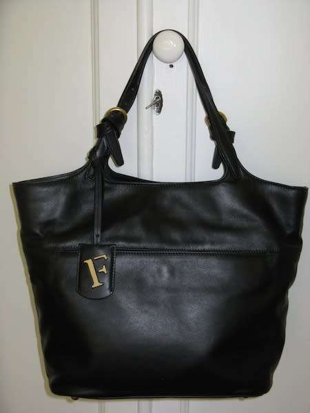 Genuine FURLA leather tote bag