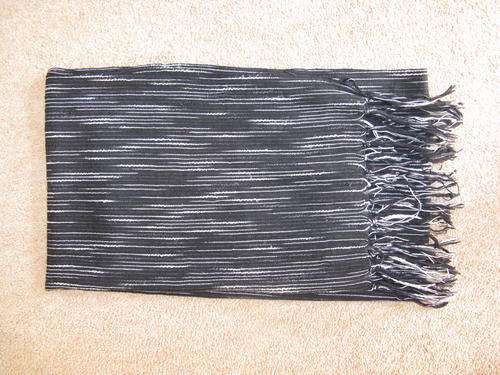 Black & White Stripe Scarf