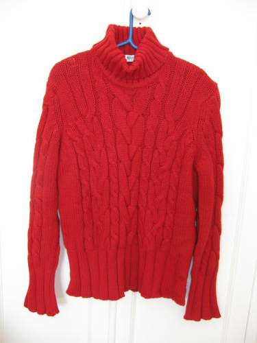Bright Red Long Sleeves KnitWear