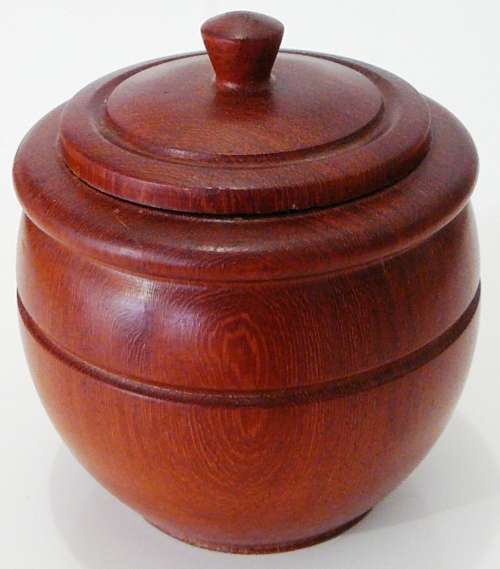 Hand Made Lidded Wooden Humidor