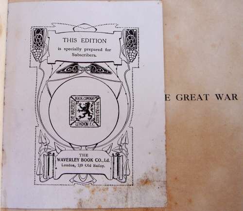 The History of the Great War Volumes 1 & 2