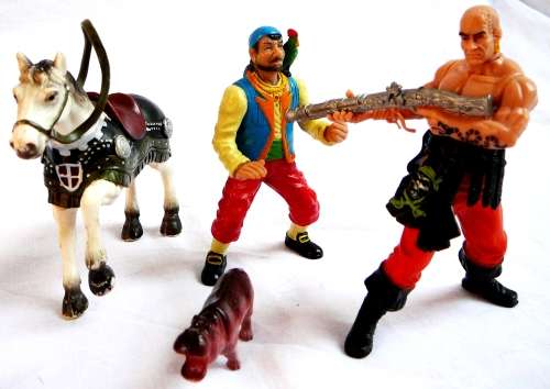 A Selection of 7 Plastic Toy Figures
