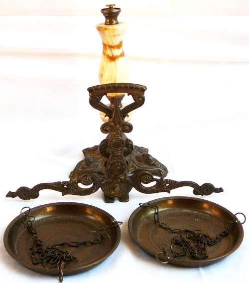 The Scales of Justice in Brass and Marble - Made in Italy
