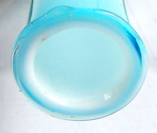 A Stunning Blue Venetian glass Bottle\Vase
